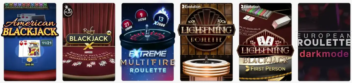 Luck Casino Table Games